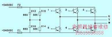 圖6  6SE701G變頻器主電路圖